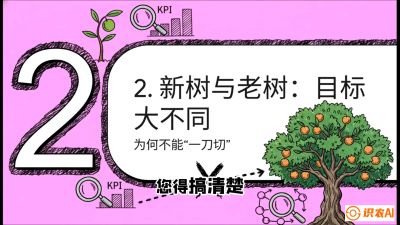 第3节：【春肥策略】开春底肥：新树&ldquo;扩版图&rdquo;，老树&ldquo;点引擎&rdquo;，课程：《柑橘底肥&ldquo;翻身账&rdquo;：从改土到高产的实战全书》