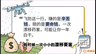 第6节：无人机干活不&ldquo;赔钱&rdquo;&mdash;&mdash;防漂移、避药害的保命红线，课程：《无人机植保搞钱必修课：从&ldquo;瞎飞&rdquo;到&ldquo;懂行&rdquo;的6步进阶》
