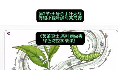 第02节：头号杀手歼灭战&mdash;&mdash;假眼小绿叶蝉与茶尺蠖，课程：《茗茶卫士&mdash;&mdash;茶叶病虫害绿色防控实战课》#识农AI