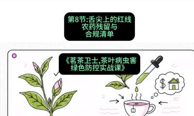 第08节：舌尖上的红线&mdash;&mdash;农药残留与合规清单，课程：《茗茶卫士&mdash;&mdash;茶叶病虫害绿色防控实战课》#识农AI